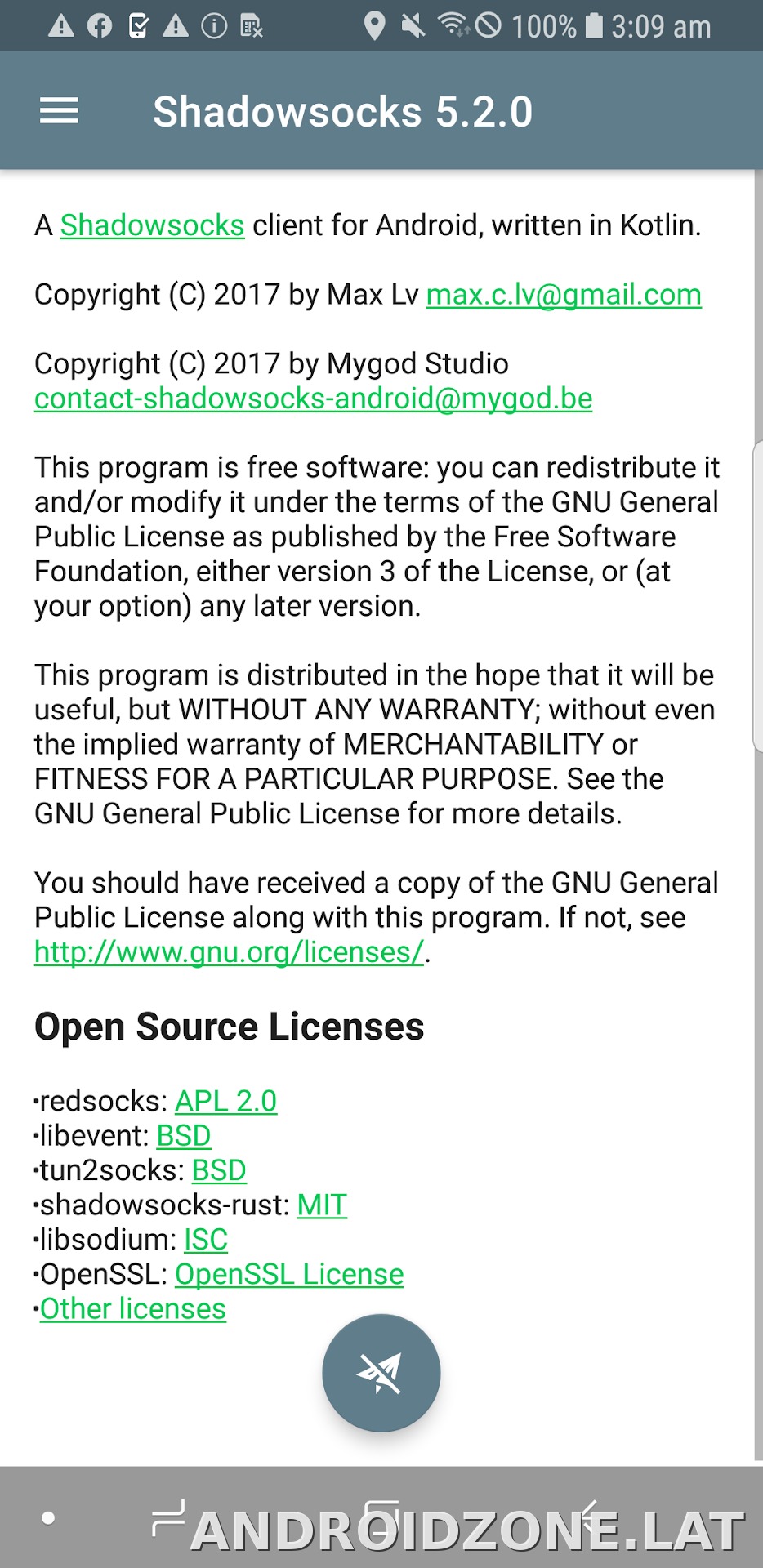 Shadowsocks скриншот 1