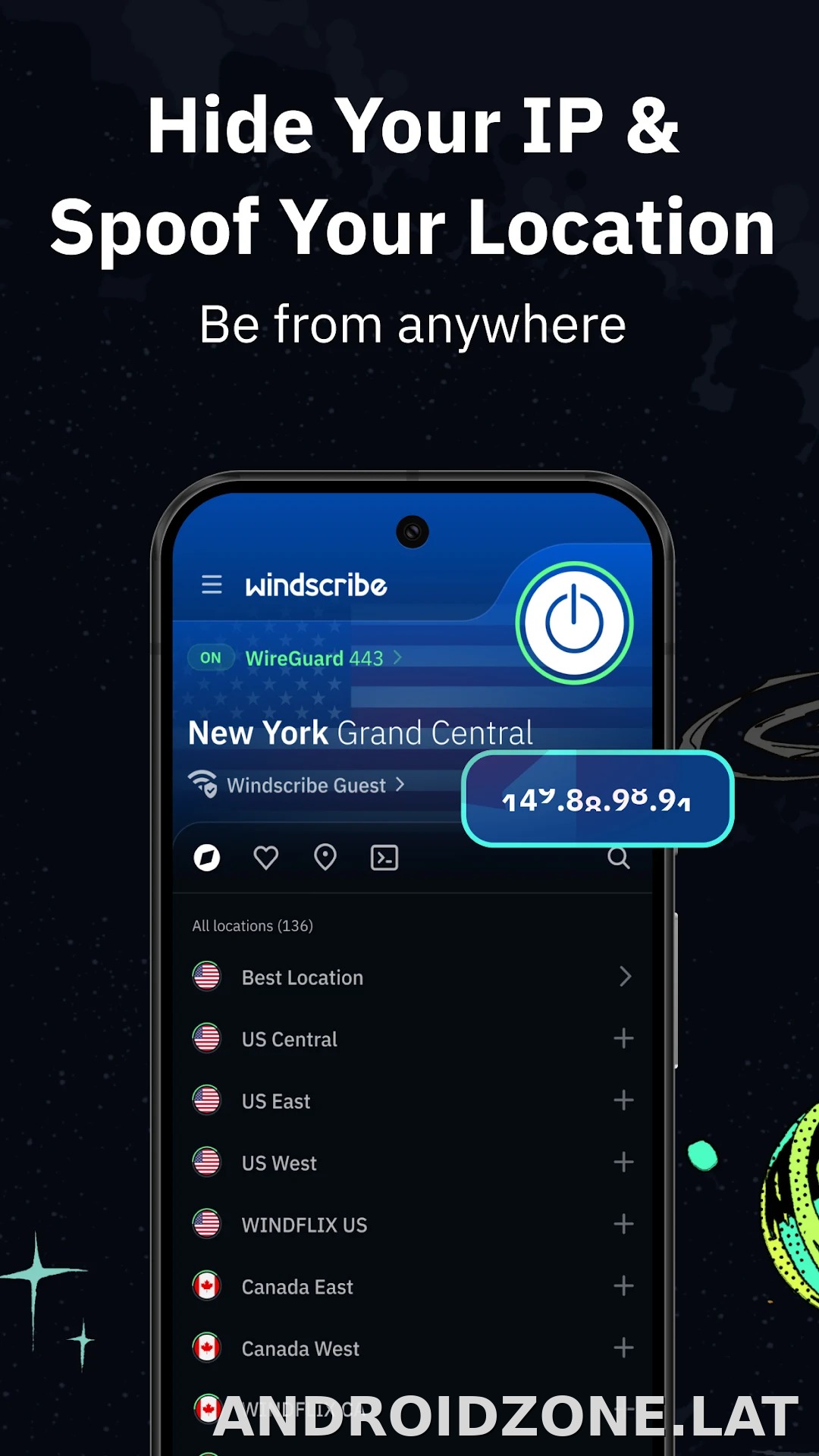 Windscribe скриншот 5